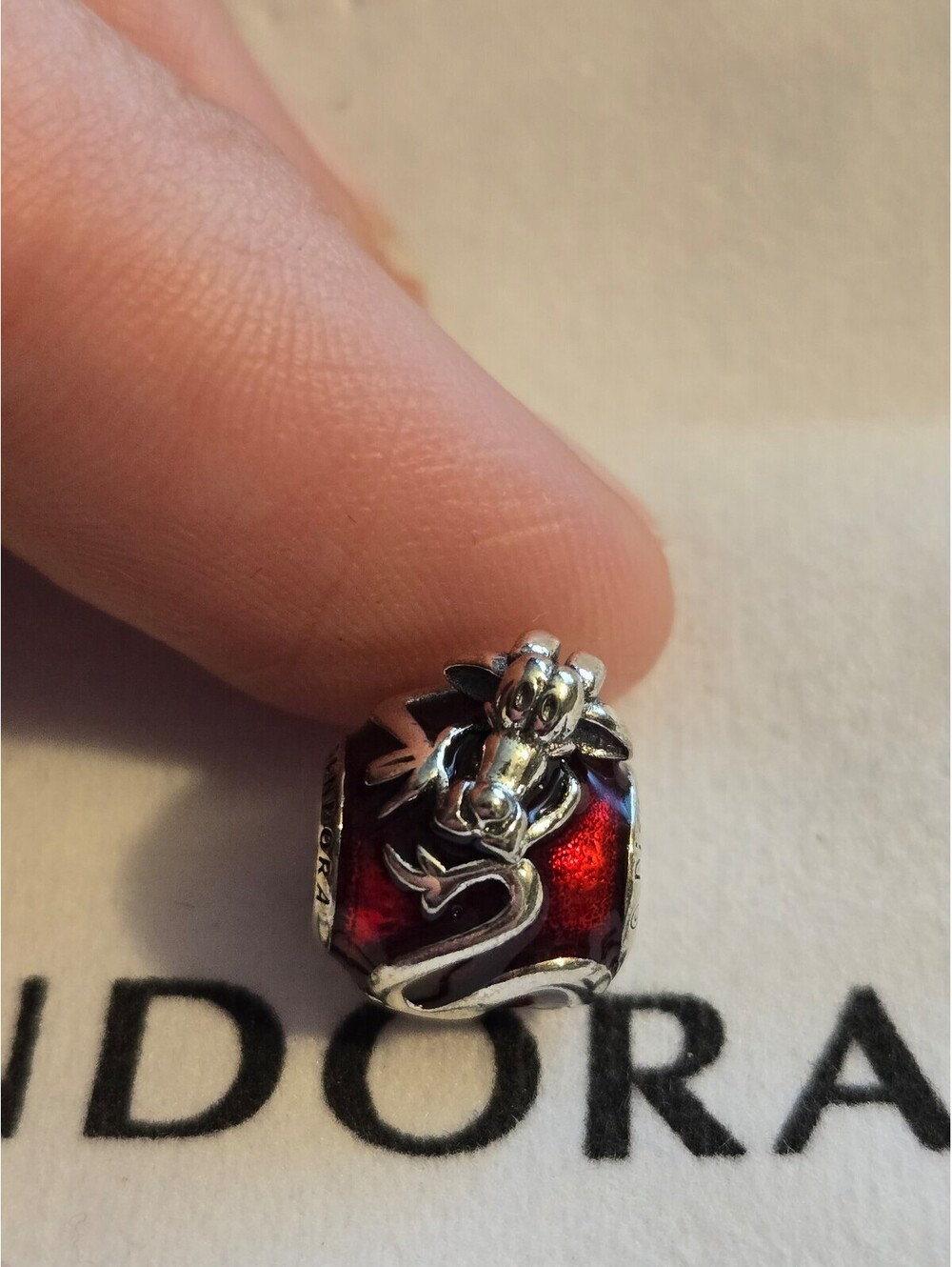 Disney pandora mulan charm ss925 ale